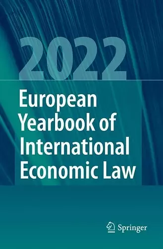 European Yearbook of International Economic Law 2022 cover