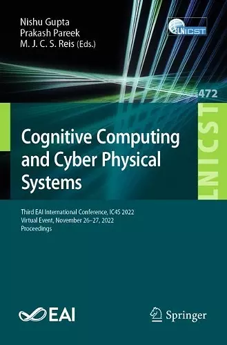 Cognitive Computing and Cyber Physical Systems cover