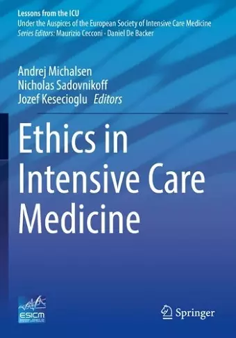Ethics in Intensive Care Medicine cover