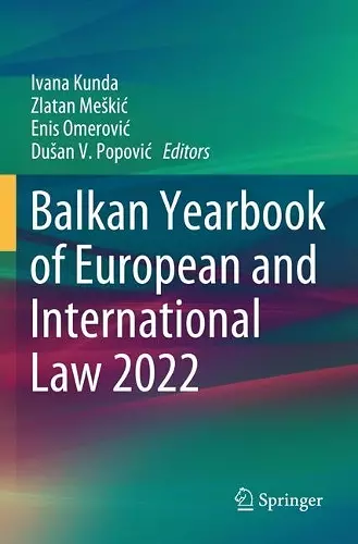 Balkan Yearbook of European and International Law 2022 cover