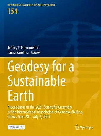 Geodesy for a Sustainable Earth cover