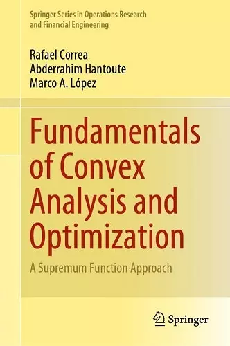 Fundamentals of Convex Analysis and Optimization cover