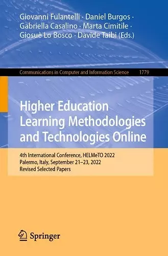 Higher Education Learning Methodologies and Technologies Online cover