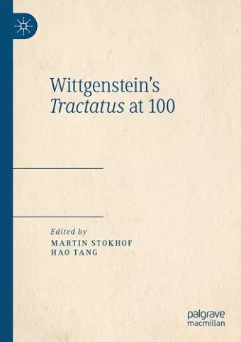 Wittgenstein's Tractatus at 100 cover