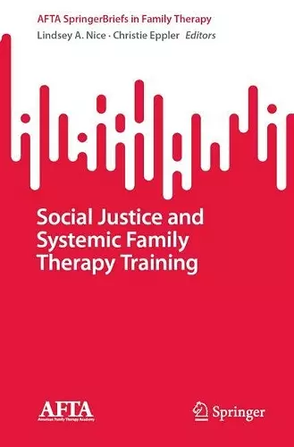 Social Justice and Systemic Family Therapy Training cover