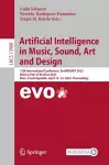 Artificial Intelligence in Music, Sound, Art and Design cover