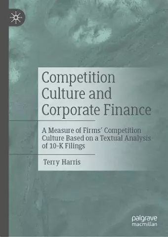 Competition Culture and Corporate Finance cover