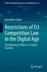 Restrictions of EU Competition Law in the Digital Age cover