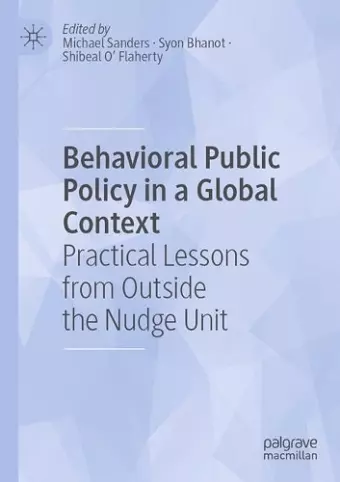 Behavioral Public Policy in a Global Context cover
