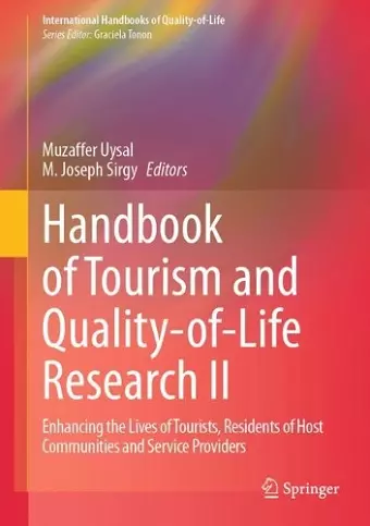 Handbook of Tourism and Quality-of-Life Research II cover