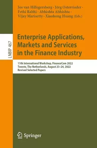 Enterprise Applications, Markets and Services in the Finance Industry cover