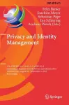 Privacy and Identity Management cover