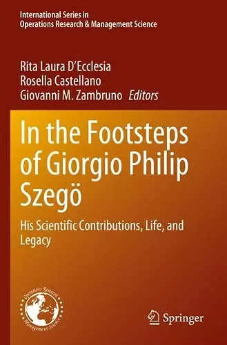 In the Footsteps of Giorgio Philip Szegö cover