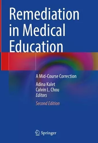 Remediation in Medical Education cover