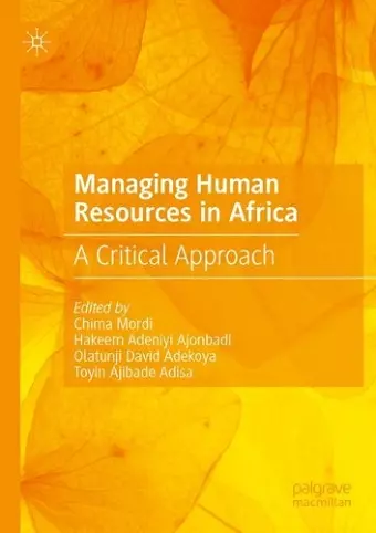 Managing Human Resources in Africa cover