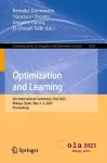 Optimization and Learning cover