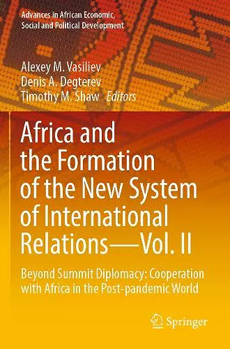 Africa and the Formation of the New System of International Relations—Vol. II cover