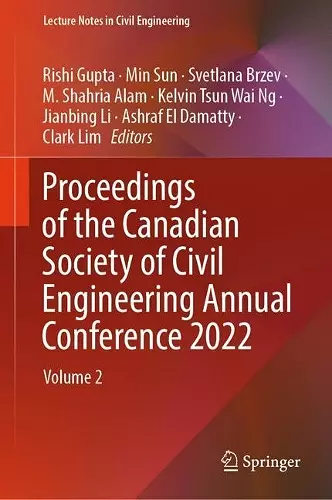 Proceedings of the Canadian Society of Civil Engineering Annual Conference 2022 cover