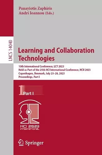 Learning and Collaboration Technologies cover