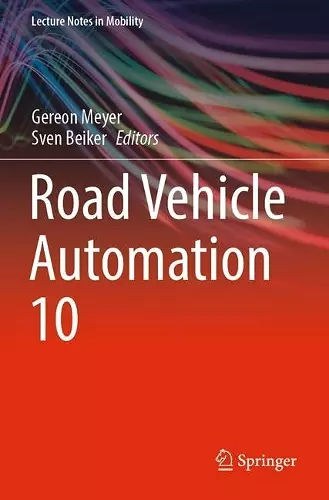 Road Vehicle Automation 10 cover