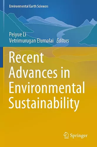 Recent Advances in Environmental Sustainability cover