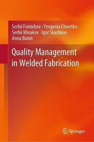 Quality Management in Welded Fabrication cover