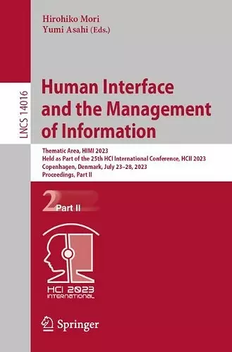 Human Interface and the Management of Information cover