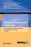 Information Management and Big Data cover