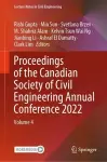 Proceedings of the Canadian Society of Civil Engineering Annual Conference 2022 cover