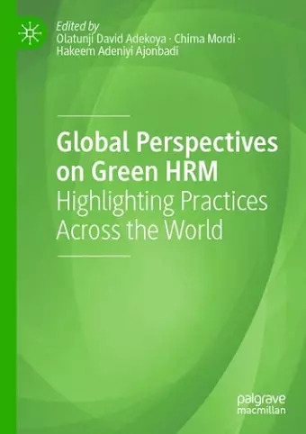 Global Perspectives on Green HRM cover