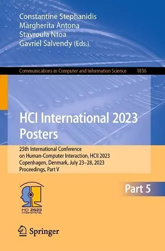 HCI International 2023 Posters cover