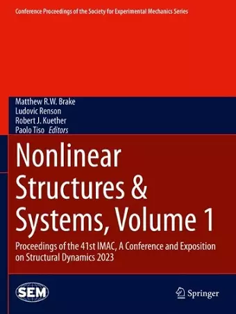 Nonlinear Structures & Systems, Volume 1 cover
