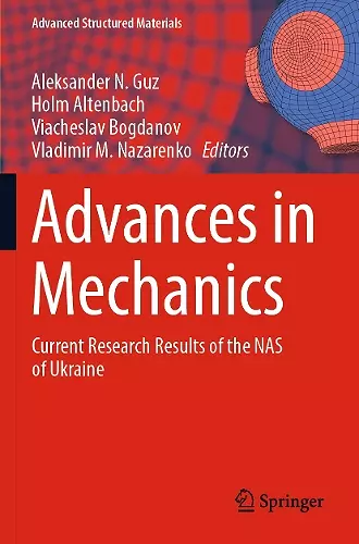 Advances in Mechanics cover