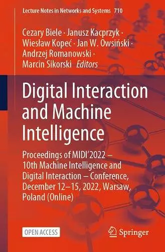 Digital Interaction and Machine Intelligence cover