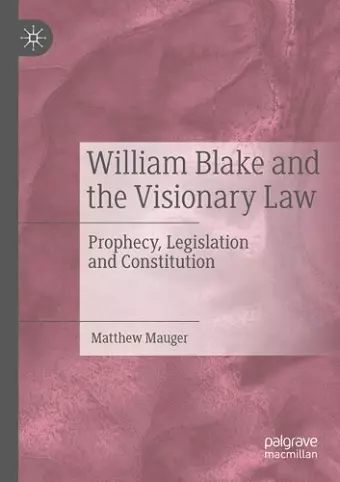 William Blake and the Visionary Law cover