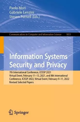 Information Systems Security and Privacy cover