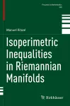 Isoperimetric Inequalities in Riemannian Manifolds cover