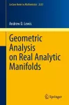 Geometric Analysis on Real Analytic Manifolds cover