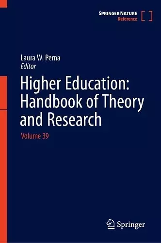 Higher Education: Handbook of Theory and Research cover