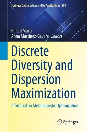 Discrete Diversity and Dispersion Maximization cover