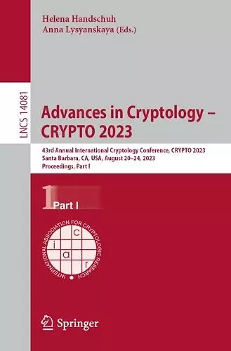 Advances in Cryptology – CRYPTO 2023 cover