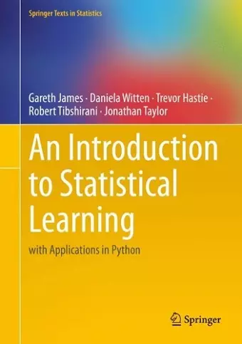 An Introduction to Statistical Learning cover