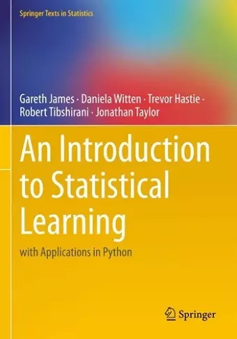 An Introduction to Statistical Learning cover