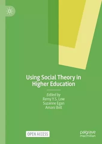Using Social Theory in Higher Education cover