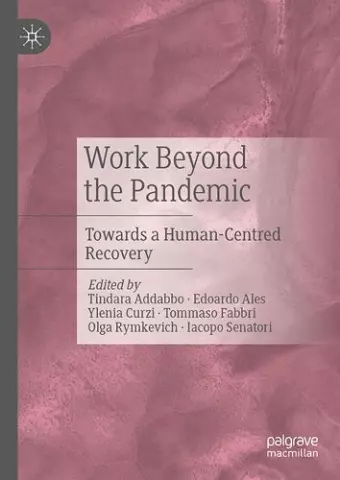 Work Beyond the Pandemic cover