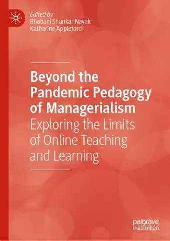 Beyond the Pandemic Pedagogy of Managerialism cover