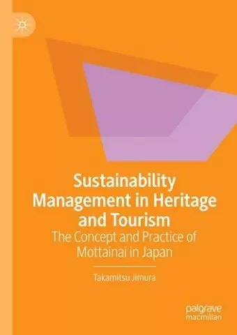 Sustainability Management in Heritage and Tourism cover