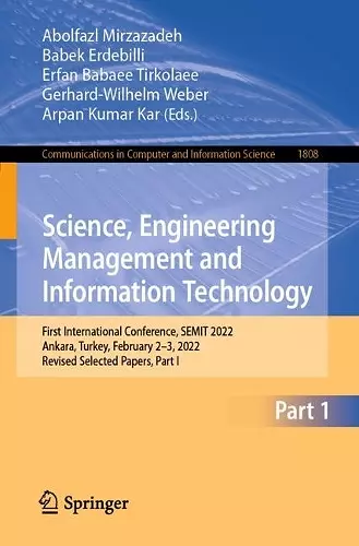 Science, Engineering Management and Information Technology cover