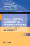 Science, Engineering Management and Information Technology cover