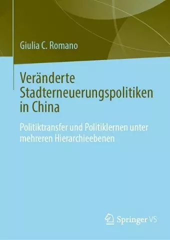 Veränderte Stadterneuerungspolitiken in China cover